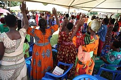 Participants in the prayer connection, Kampala Uganda